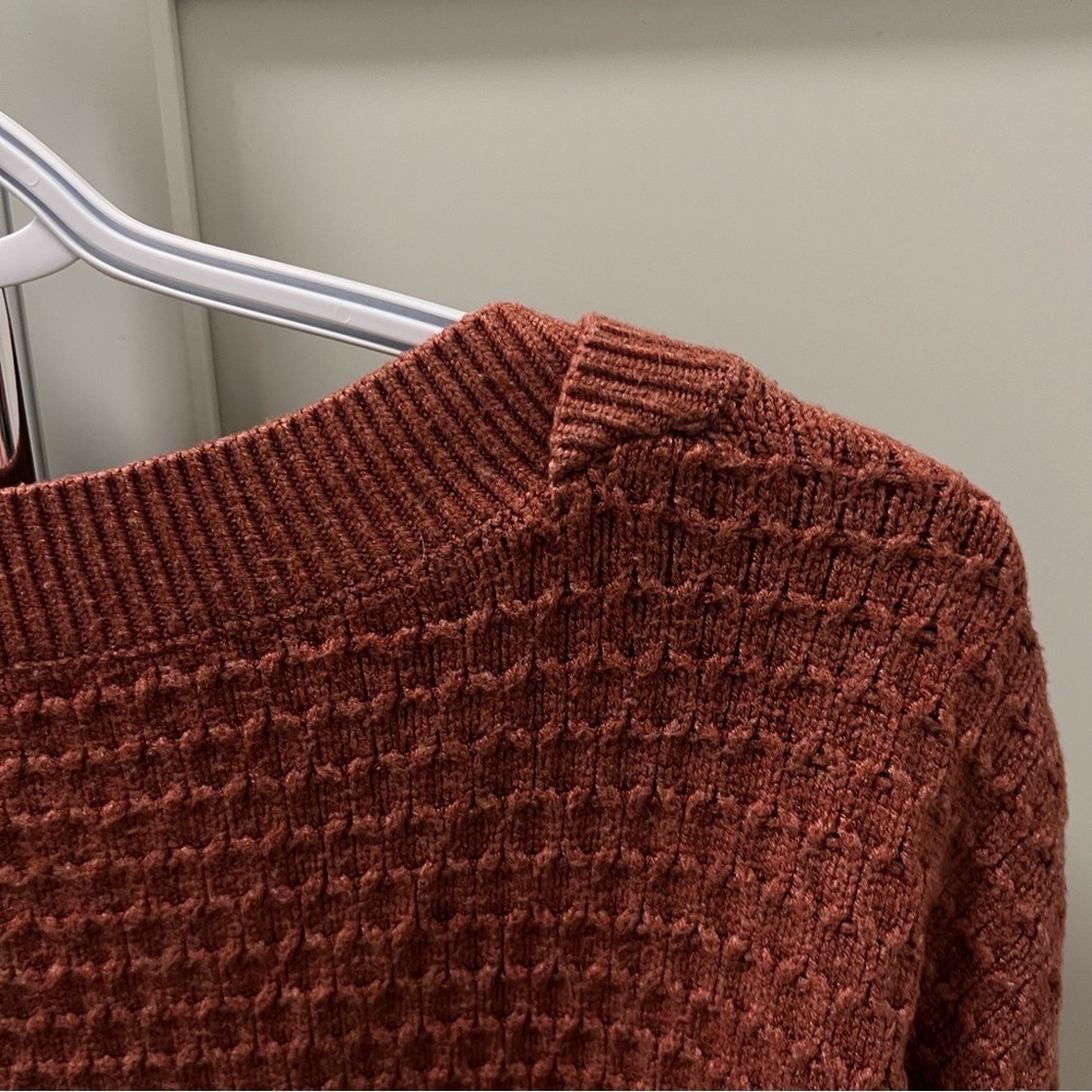 DENVER HAYES Rust Color Sweater Women's Size XL - Picture 7 of 10